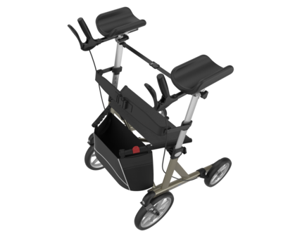 stevige rollator met steun onderarmen