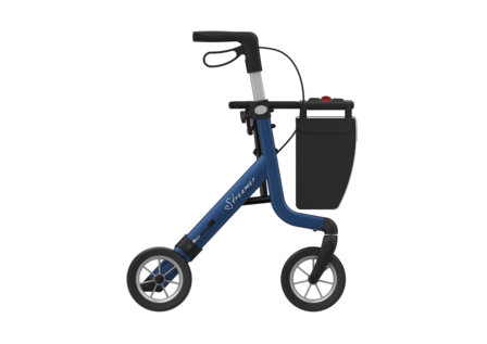 rollator lichtgewicht blauw