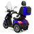 blauwe scootmobiel