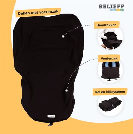 Deken met voetenzak